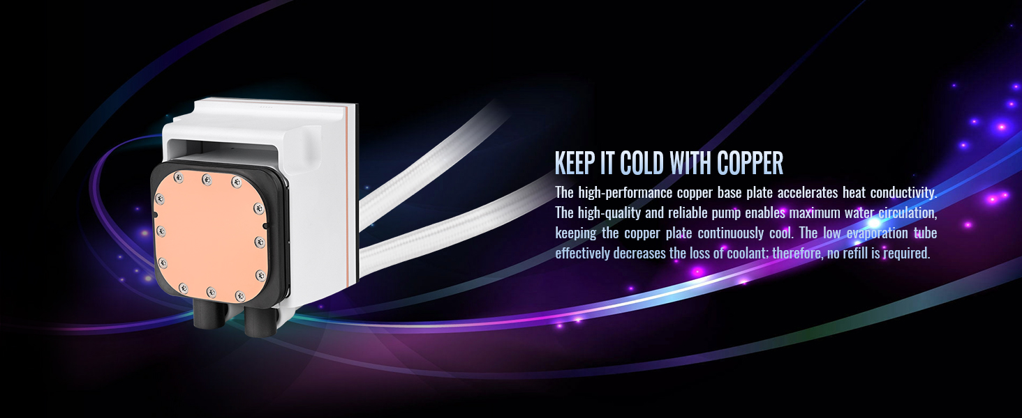 Thermaltake MAGFloe 360 Ultra Snow ARGB Sync AIO Liquid Cooler