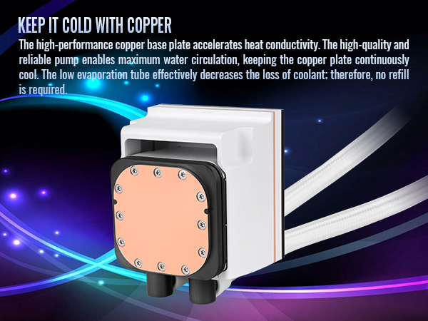Thermaltake MAGFloe 360 Ultra Snow ARGB Sync AIO Liquid Cooler