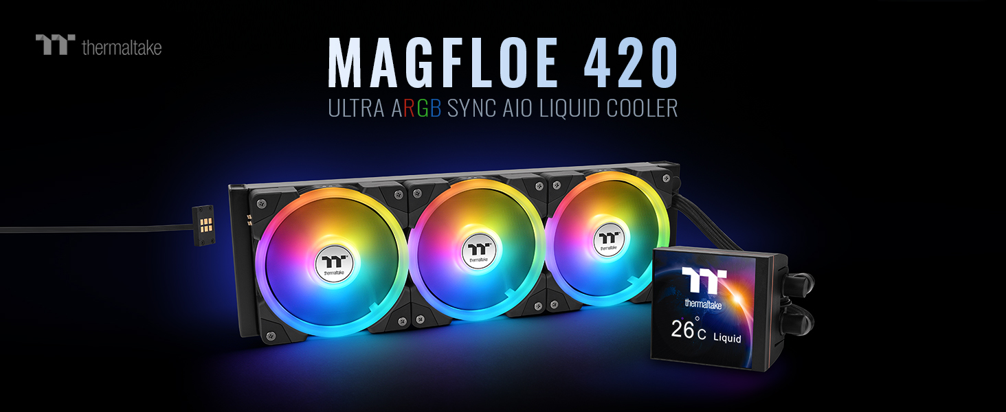 Thermaltake MAGFloe 420 Ultra ARGB Sync AIO Liquid Cooler