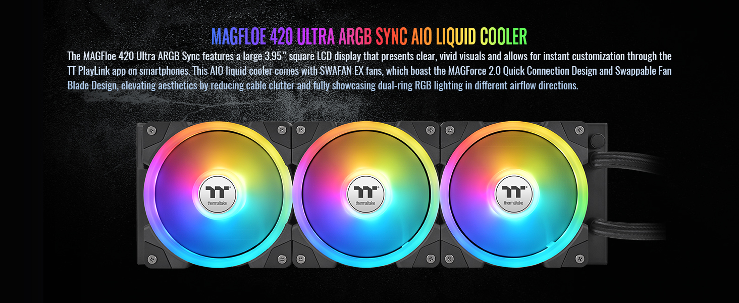 Thermaltake MAGFloe 420 Ultra ARGB Sync AIO Liquid Cooler