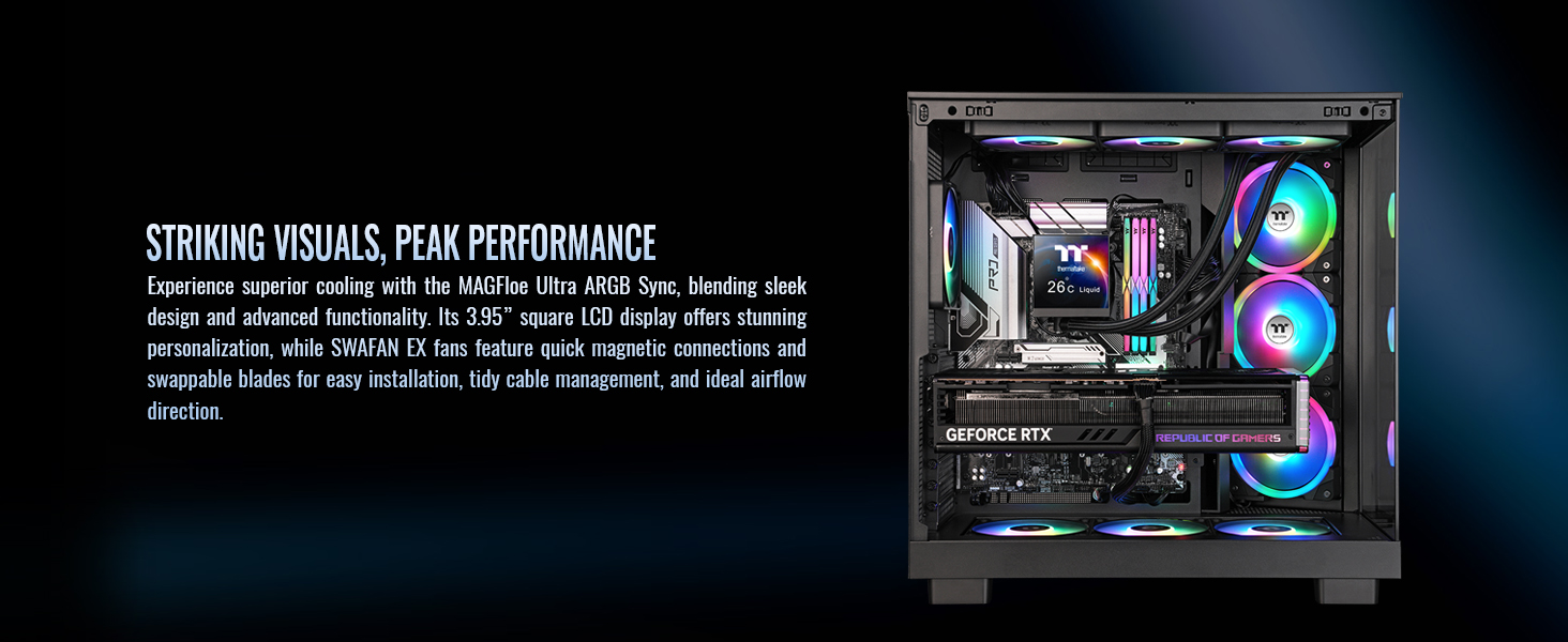 Thermaltake MAGFloe 420 Ultra ARGB Sync AIO Liquid Cooler