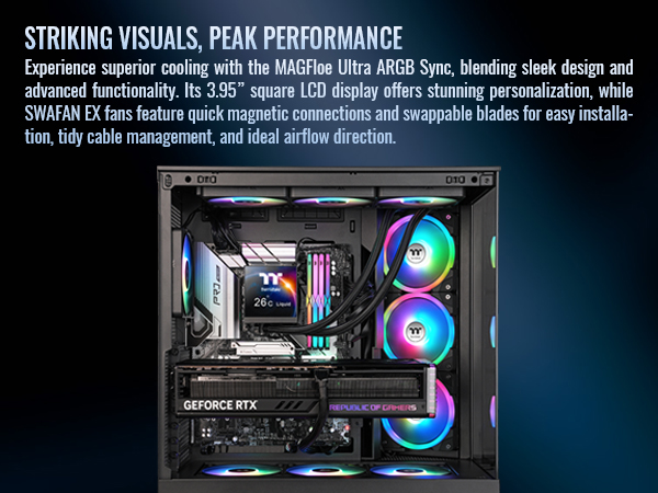 Thermaltake MAGFloe 420 Ultra ARGB Sync AIO Liquid Cooler