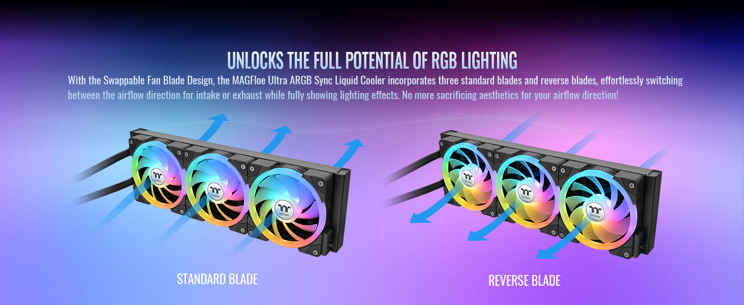 Thermaltake MAGFloe 420 Ultra ARGB Sync AIO Liquid Cooler