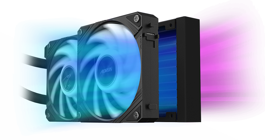 AORUS WATERFORCE II 240 Liquid CPU Cooler
