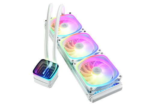 ENERMAX AQUAFUSION ADV 360 ARGB AIO CPU Liquid Cooler White, Infinity ...