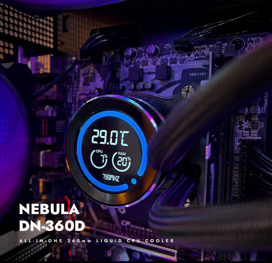 NEBULA DN360D All-in-One 360mm Liquid CPU Cooler