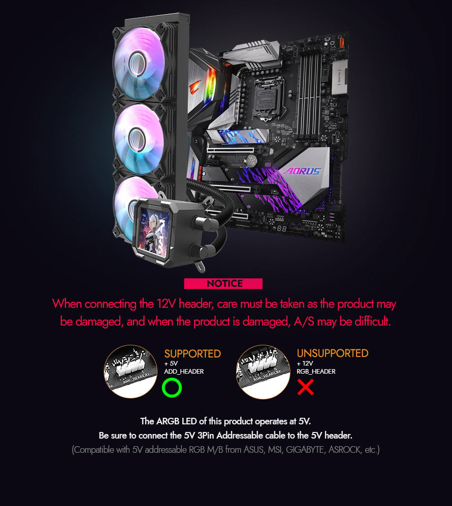 darkFlash DV360S All-in-One 360mm Liquid CPU Cooler