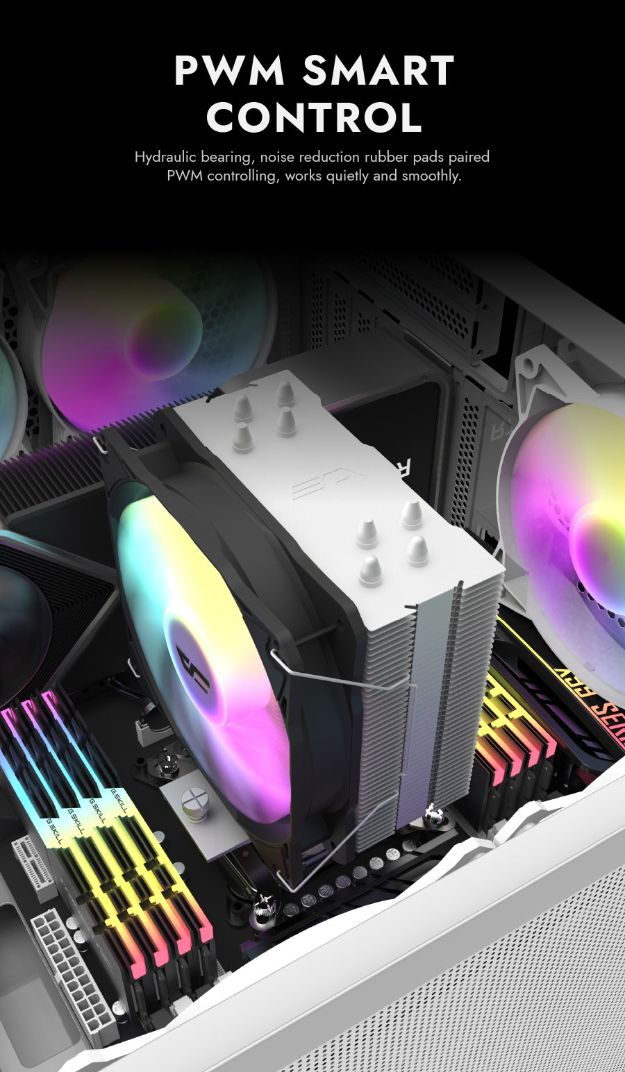 darkFlash Storm Z4 ARGB 120mm CPU Cooler