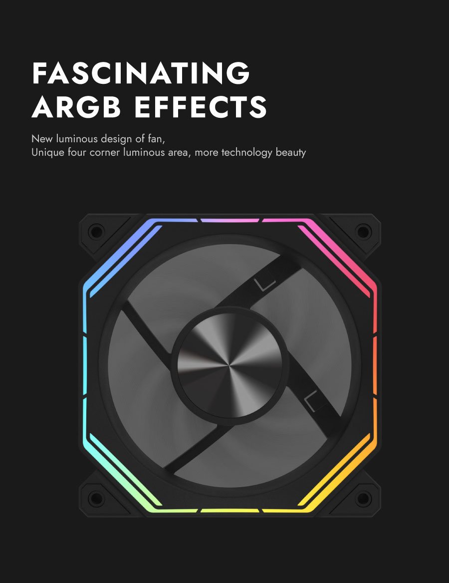 darkFlash 3 in 1 pack INF34 A-RGB Fan