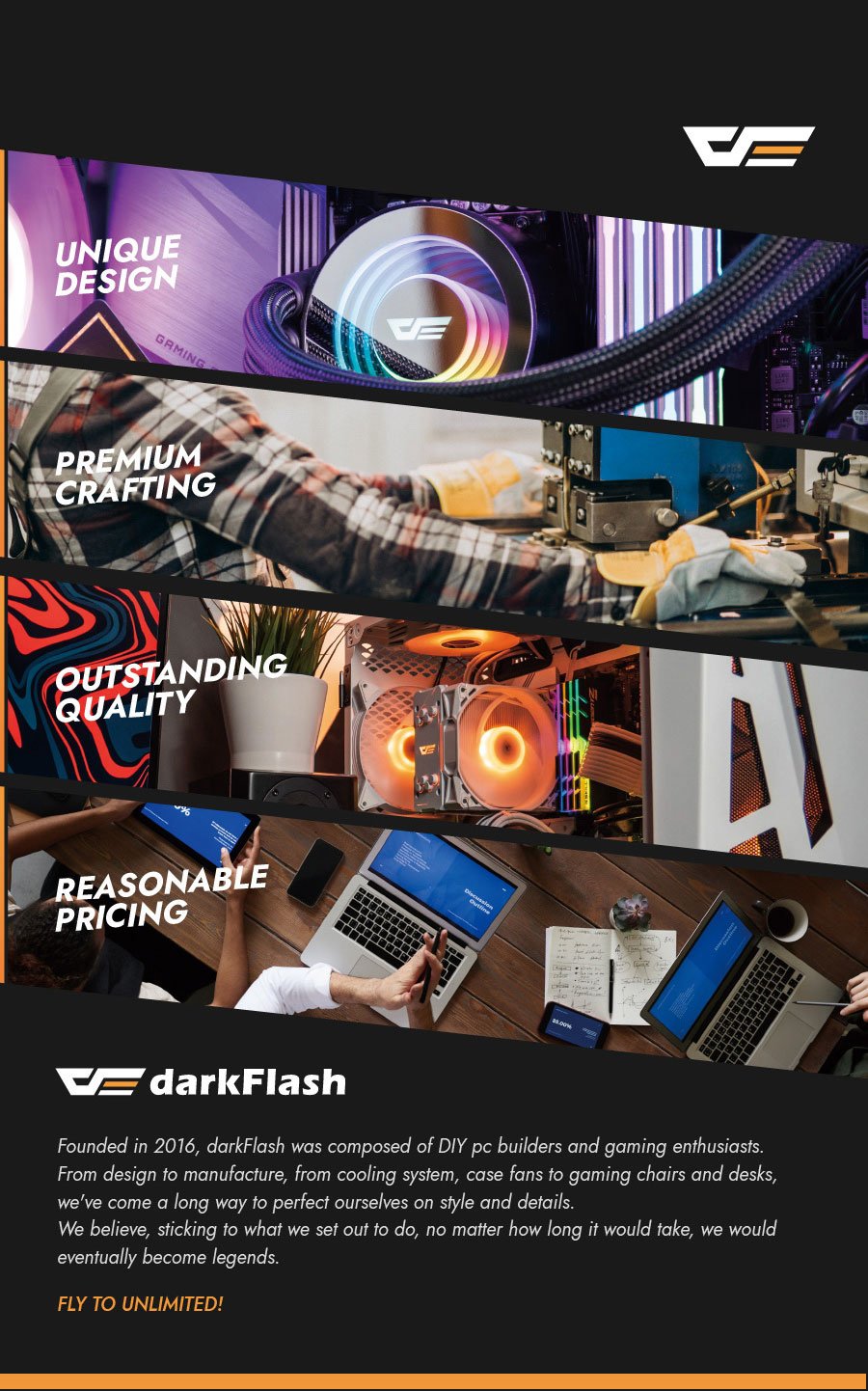 darkFlash 3 in 1 pack INF34 A-RGB Fan