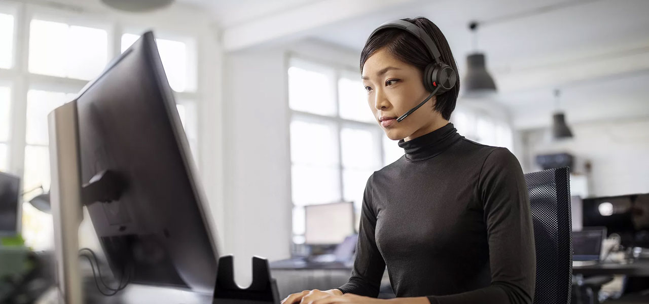 DECT Teams Savi Ultra-Secure 7310-M Certified Wireless Version Microsoft - Headset System Poly