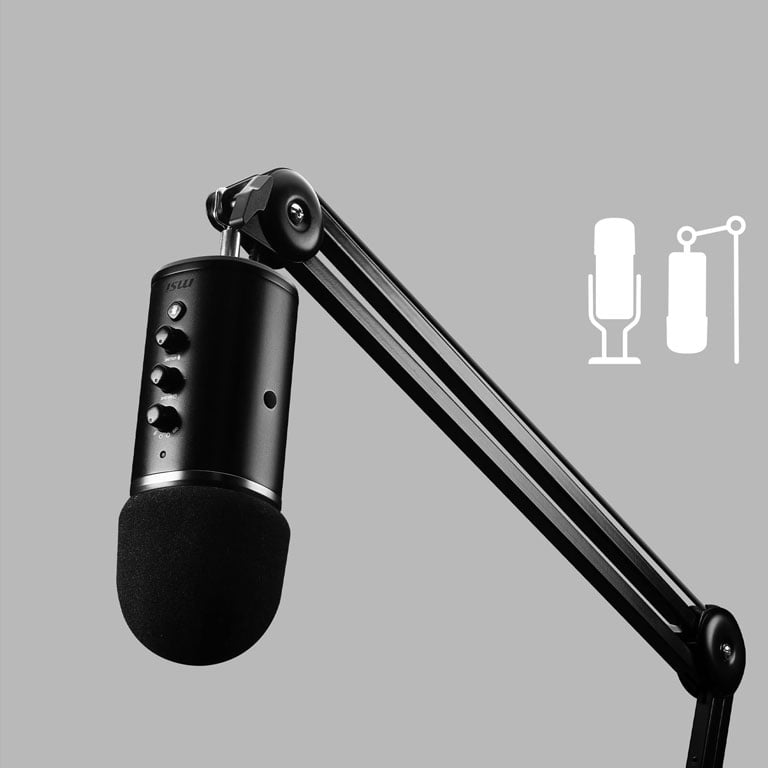 Microphone Gamer MSI Streaming GV60 Immerse Noir - Spacenet