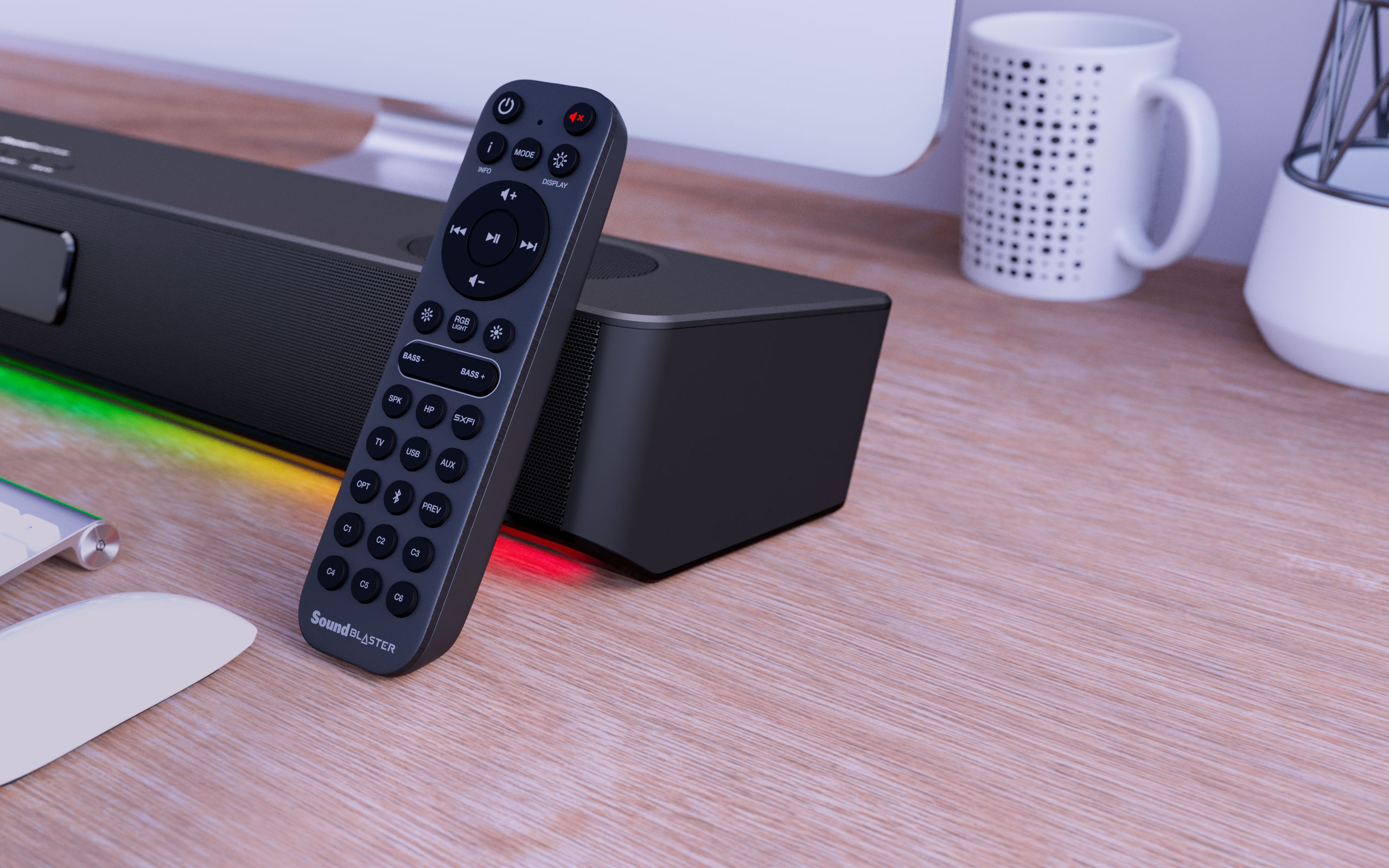 Creative Sound Blaster Katana SE multi-channel Super X-Fi Gaming Soundbar for laptop or TV speakers