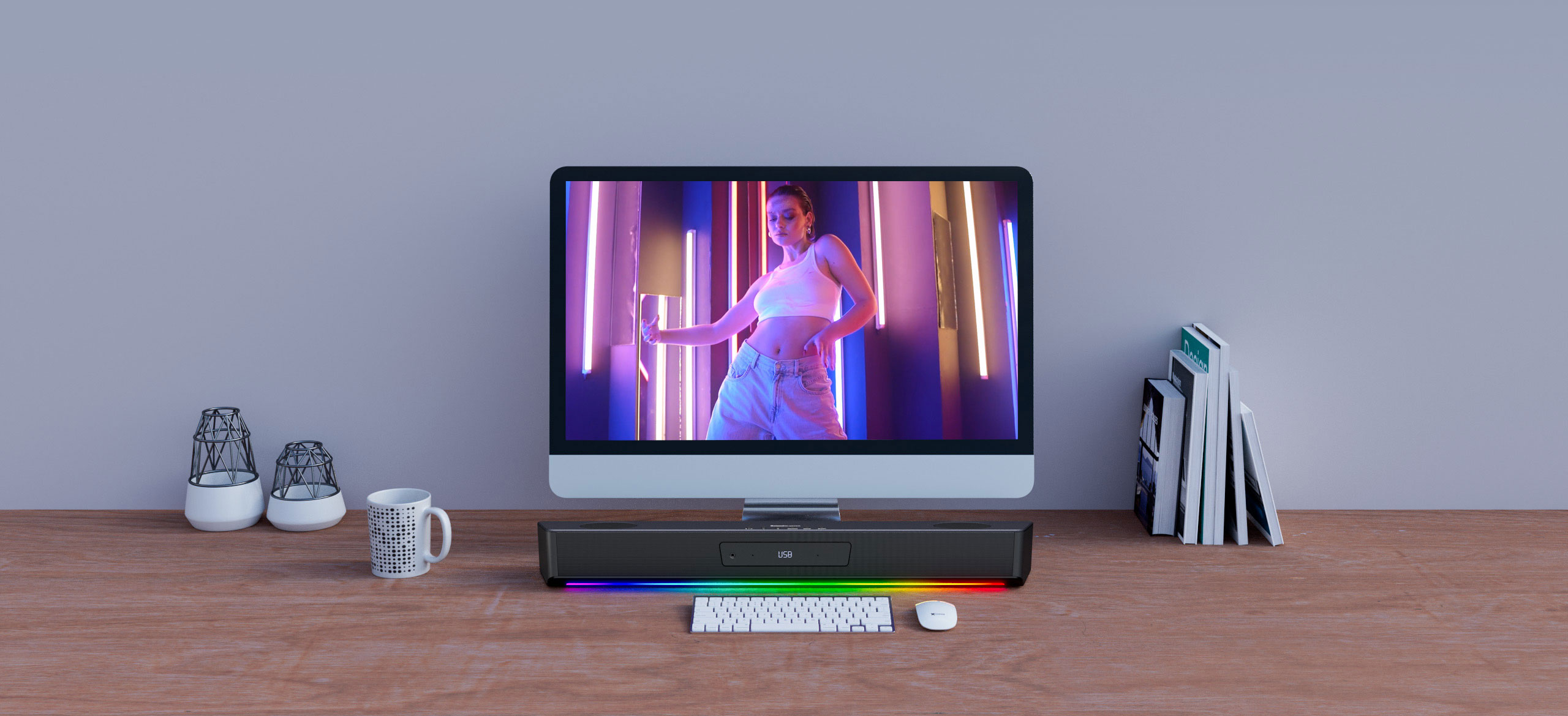 Creative Sound Blaster Katana SE multi-channel Super X-Fi Gaming Soundbar for laptop or TV speakers