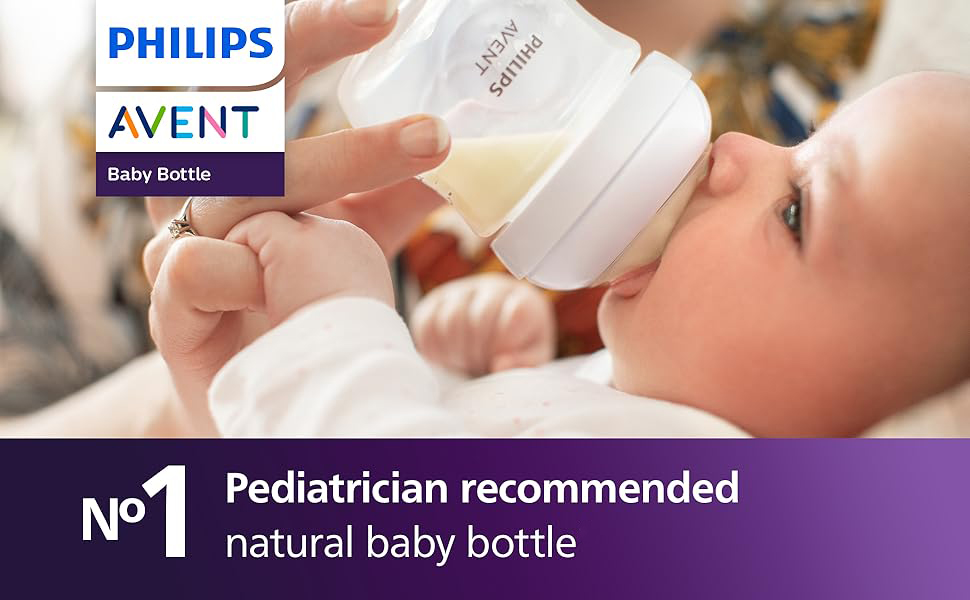 Philips Avent Natural Baby Bottles with Natural Response Nipples