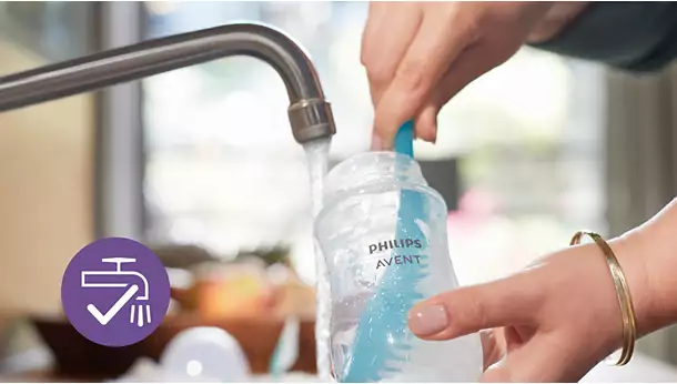 Philips Avent Glass Natural Baby Bottle With Natural Response Nipple, 4oz, 4pk,