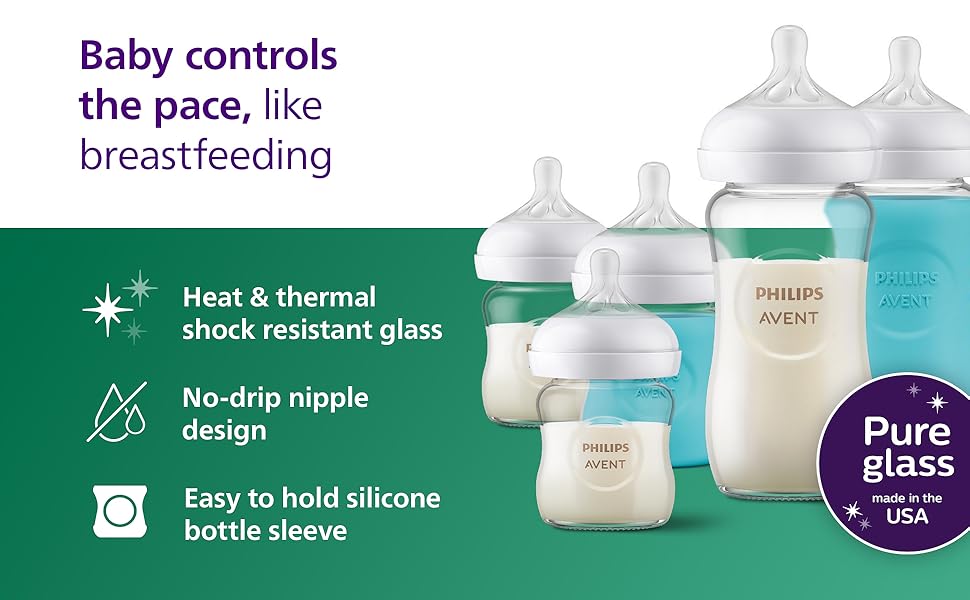 Philips Avent Natural Newborn Glass Gift Set