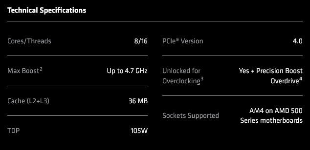 NeweggBusiness - AMD Ryzen 7 3rd Gen - RYZEN 7 3800X Matisse (Zen 2) 8-Core  3.9 GHz (4.5 GHz Max Boost) Socket AM4 105W 100-100000025BOX Desktop  Processor