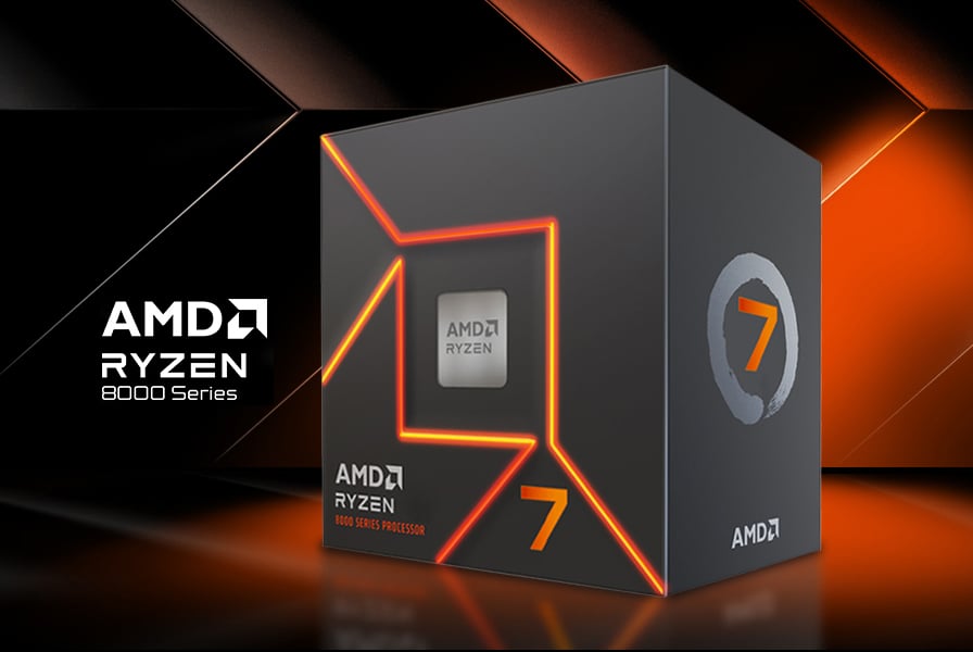 Retail box of AMD Ryzen™ 7 8700F Processor