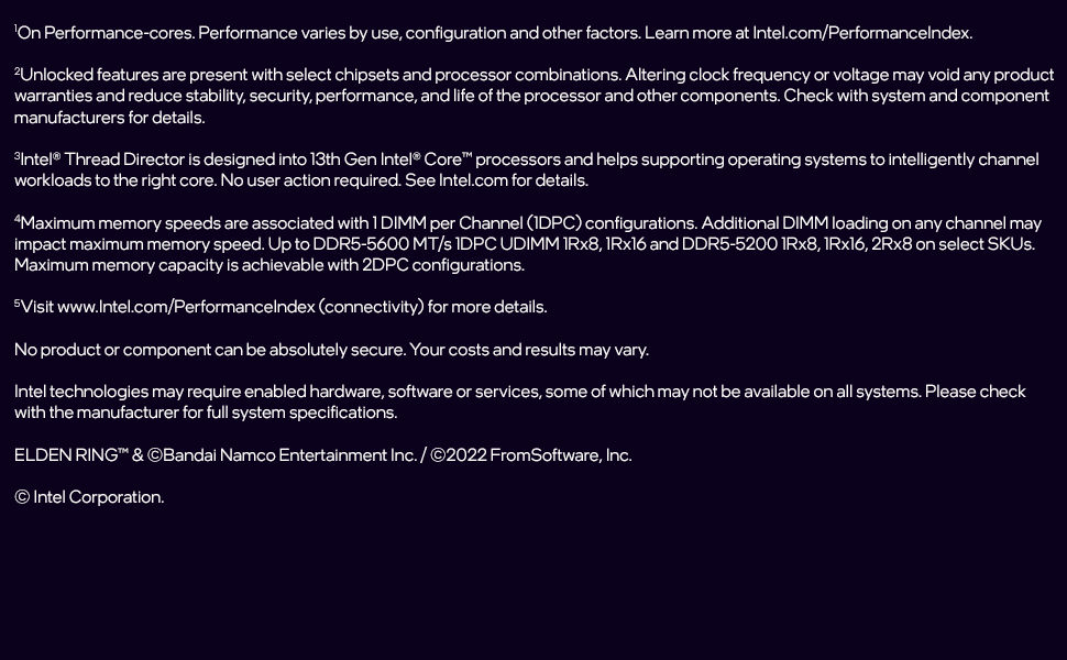 Intel Core i5-13500 13th Gen 14 cores 6 P-cores + 8 E-cores, 24MB