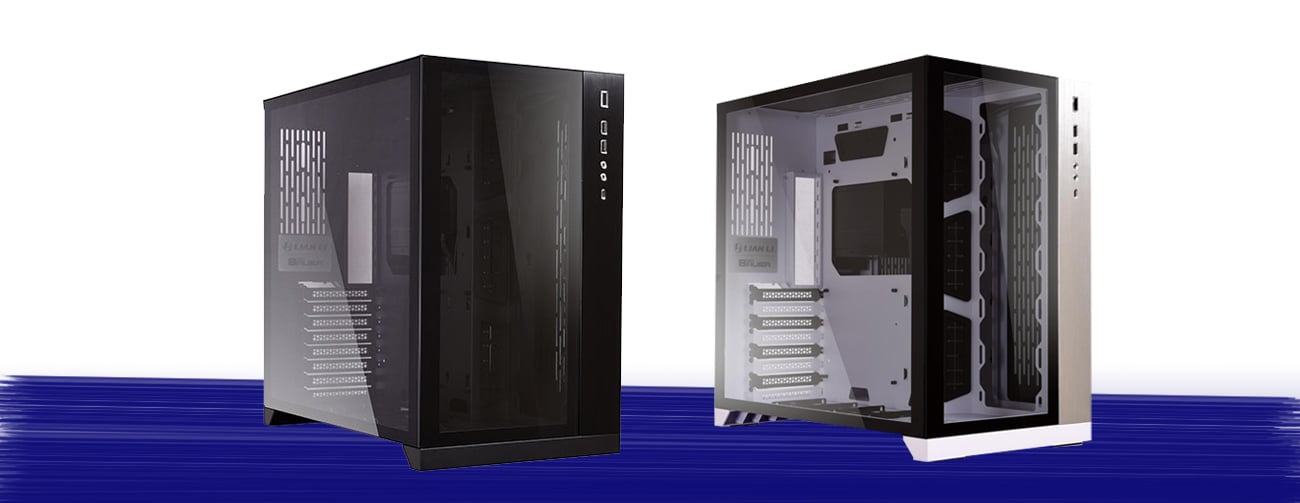 LIAN LI PC-O11 Dynamic White Tempered Glass on the Front and Left Sides,  Chassis Body SECC ATX Mid Tower Gaming Computer Case - PC-O11DW 