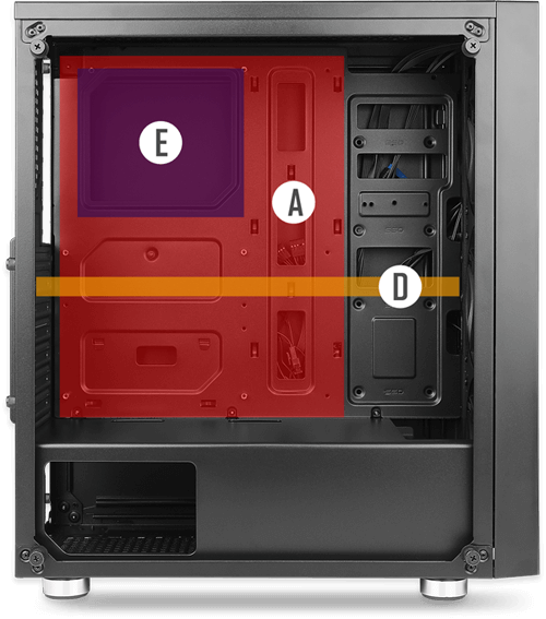 NX320 Mid Tower Gaming Case
