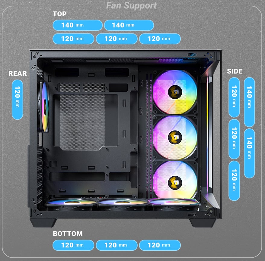 Antec C5 ARGB Mid-Tower ATX PC Case