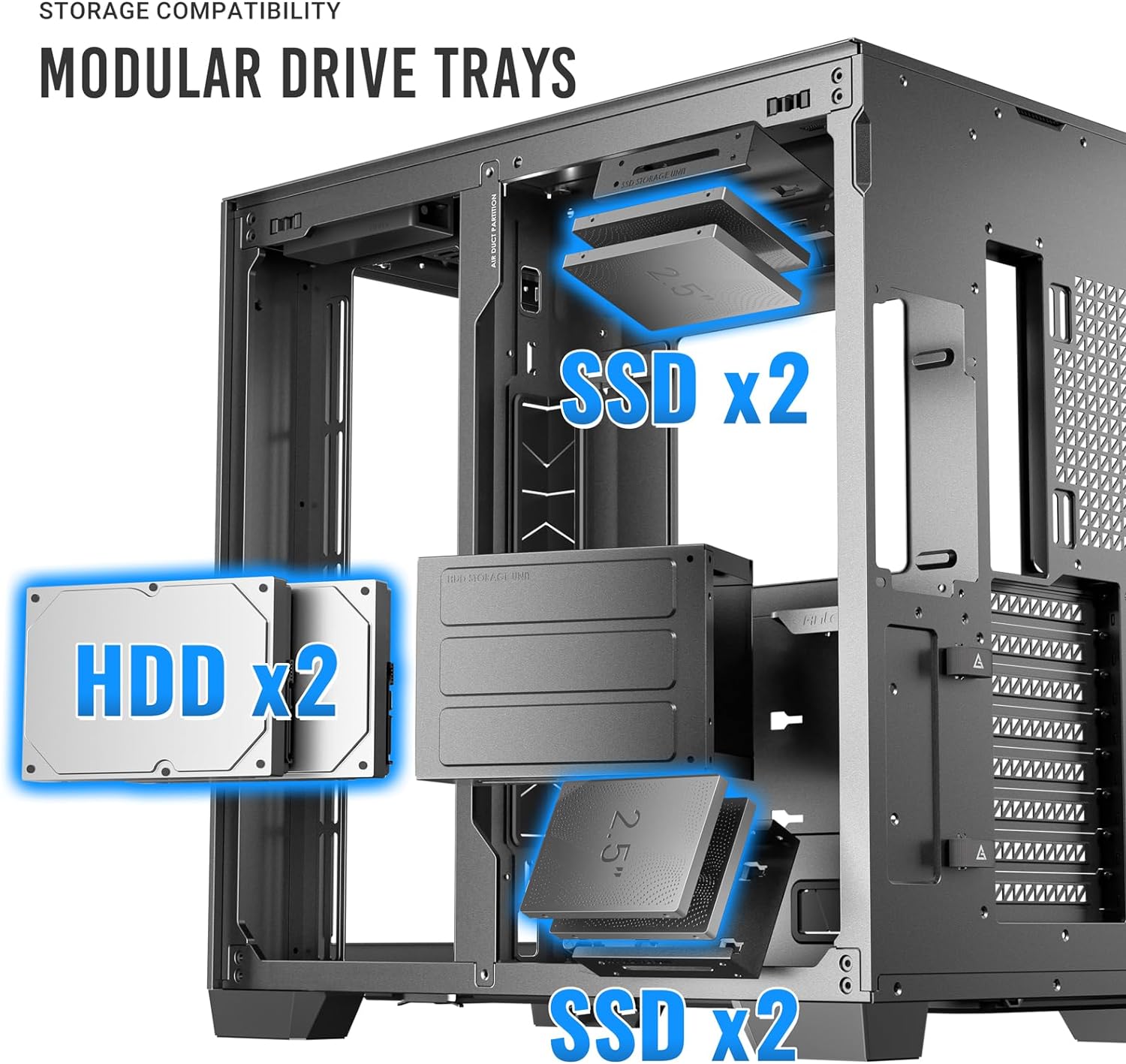 Antec C8 ARGB Full-Tower E-ATX PC Case