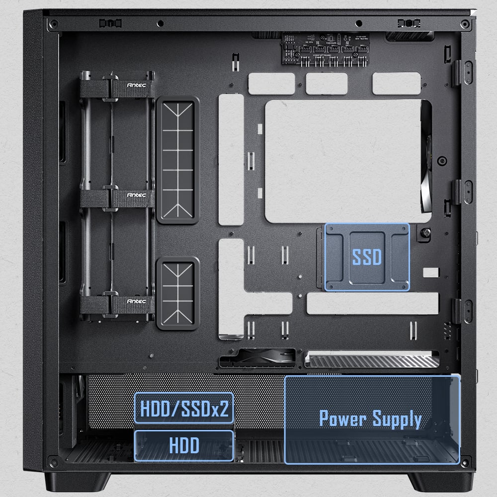 Antec FLUX Wood Computer Case