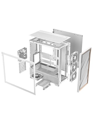 Antec FLUX Wood White Computer Case