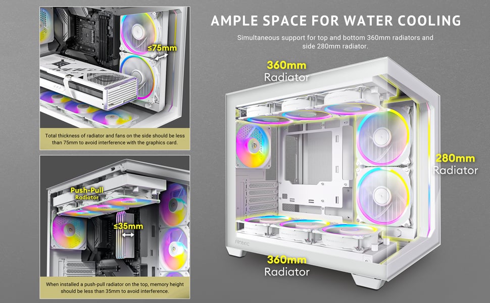 Antec C5 ARGB White Computer Case