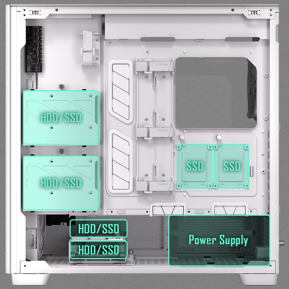 Antec Flux Pro White Computer Case