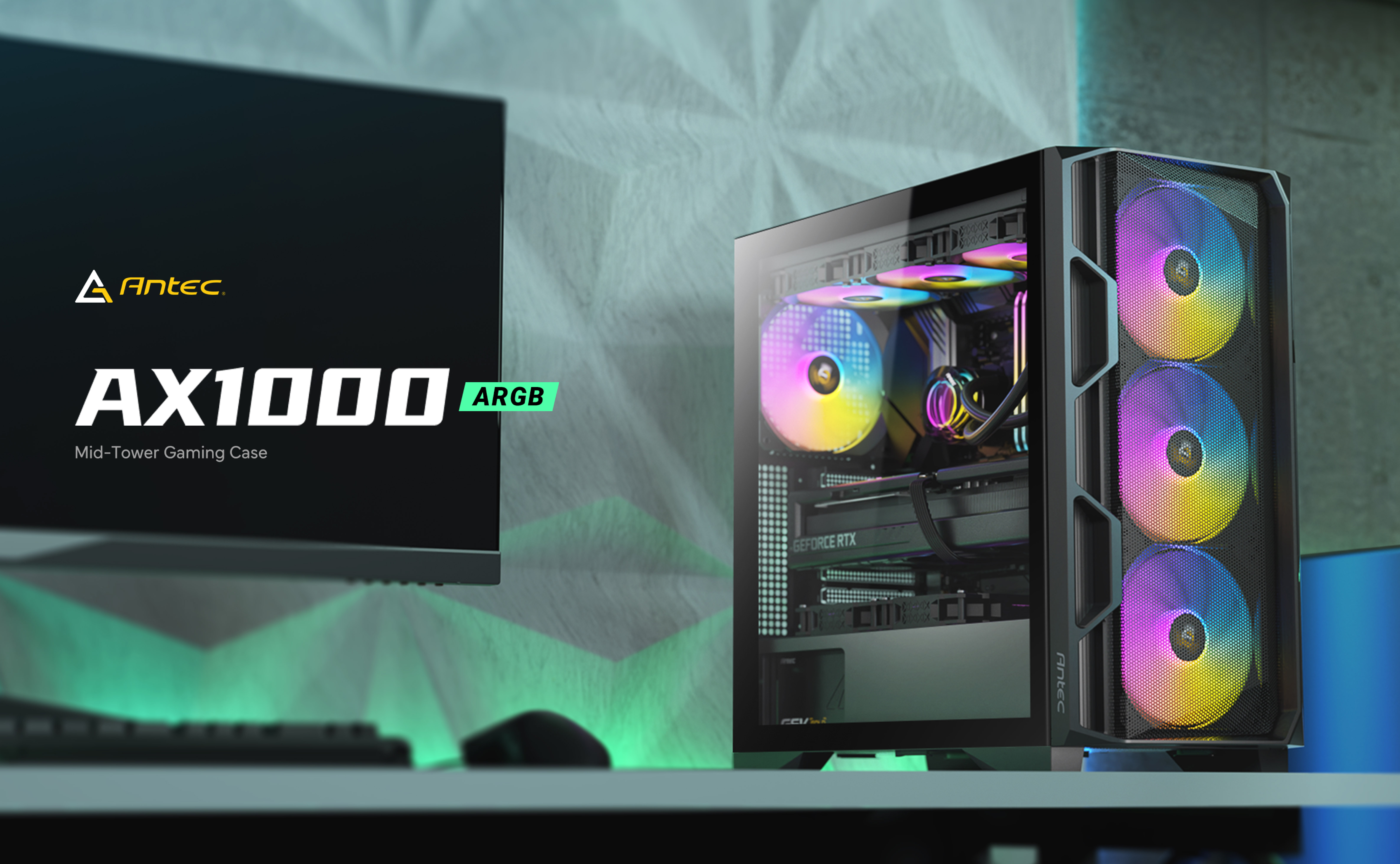 Antec AX1000 ARGB Mid-Tower ATX PC Case