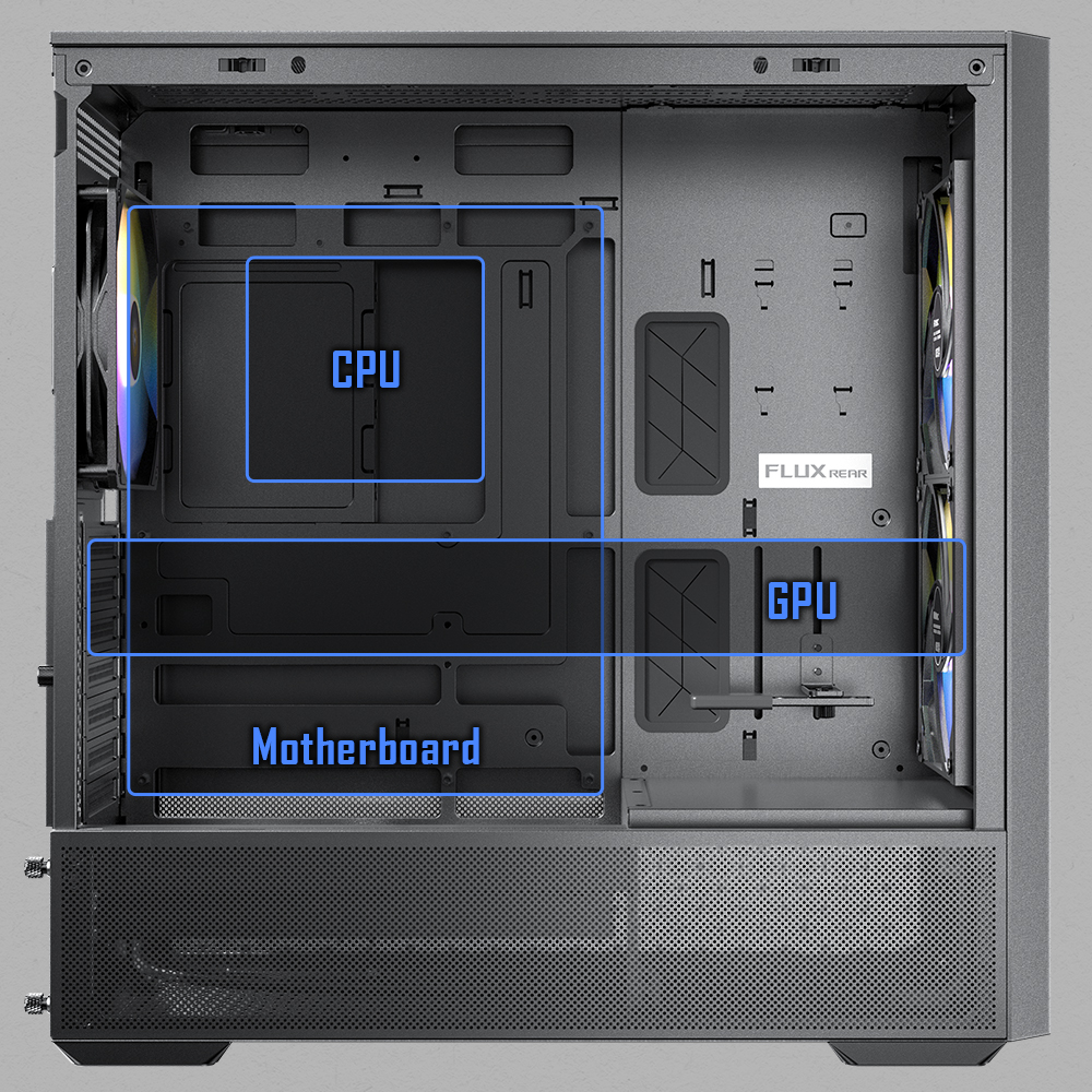 Antec FLUX Rear PC Case