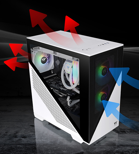 Thermaltake Divider 170 TG Snow ARGB Micro Chassis