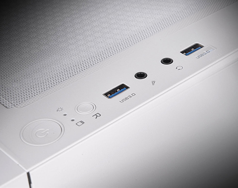 S200 TG ARGB Snow Mid Tower Chassis