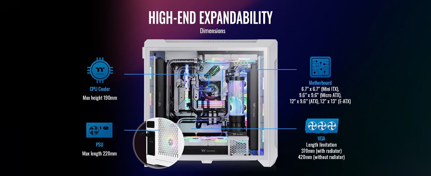 Thermaltake CTE C750 Air Snow E-ATX Full Tower Case