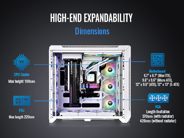 Thermaltake CTE C750 Air Snow E-ATX Full Tower Case