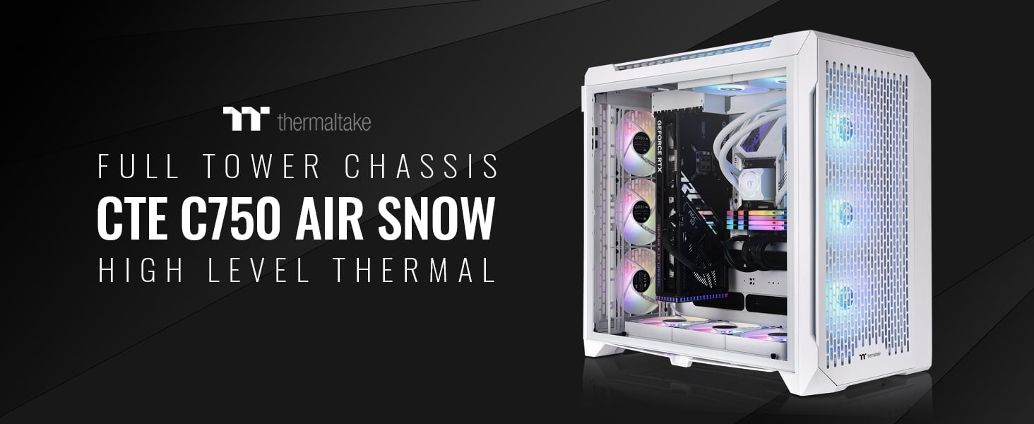 Thermaltake CTE C750 Air Snow E-ATX Full Tower Case