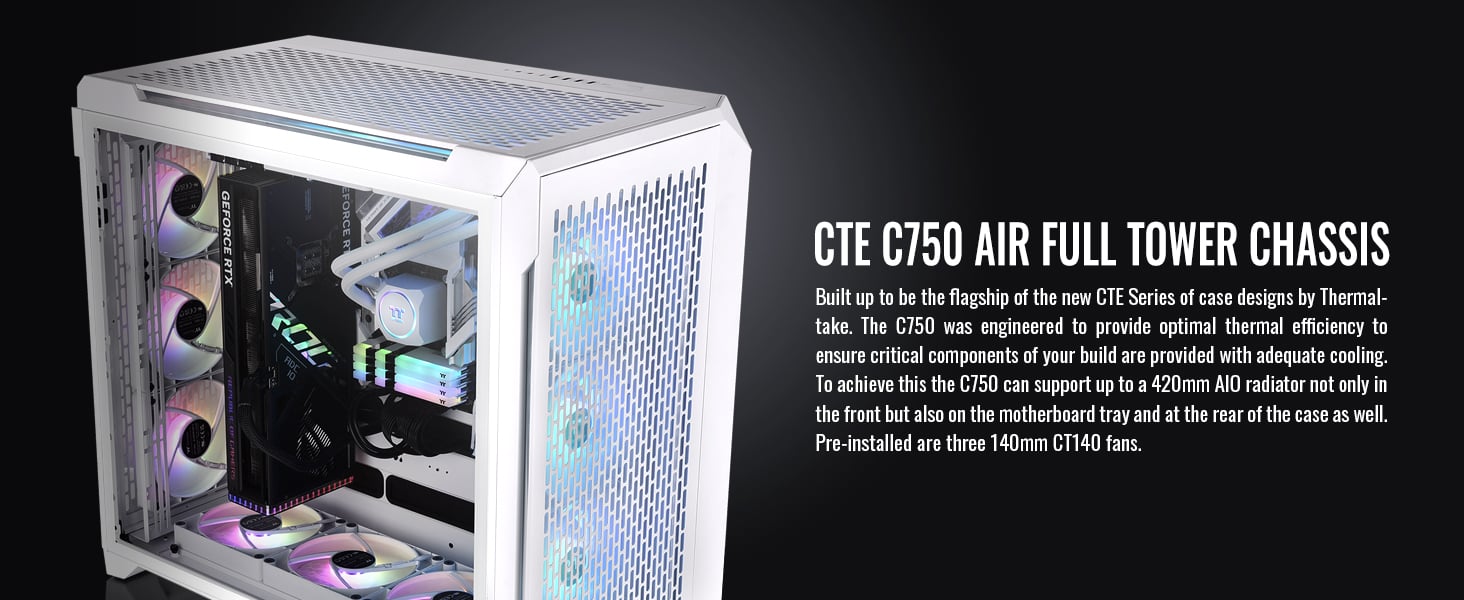 Thermaltake CTE C750 Air Snow E-ATX Full Tower Case