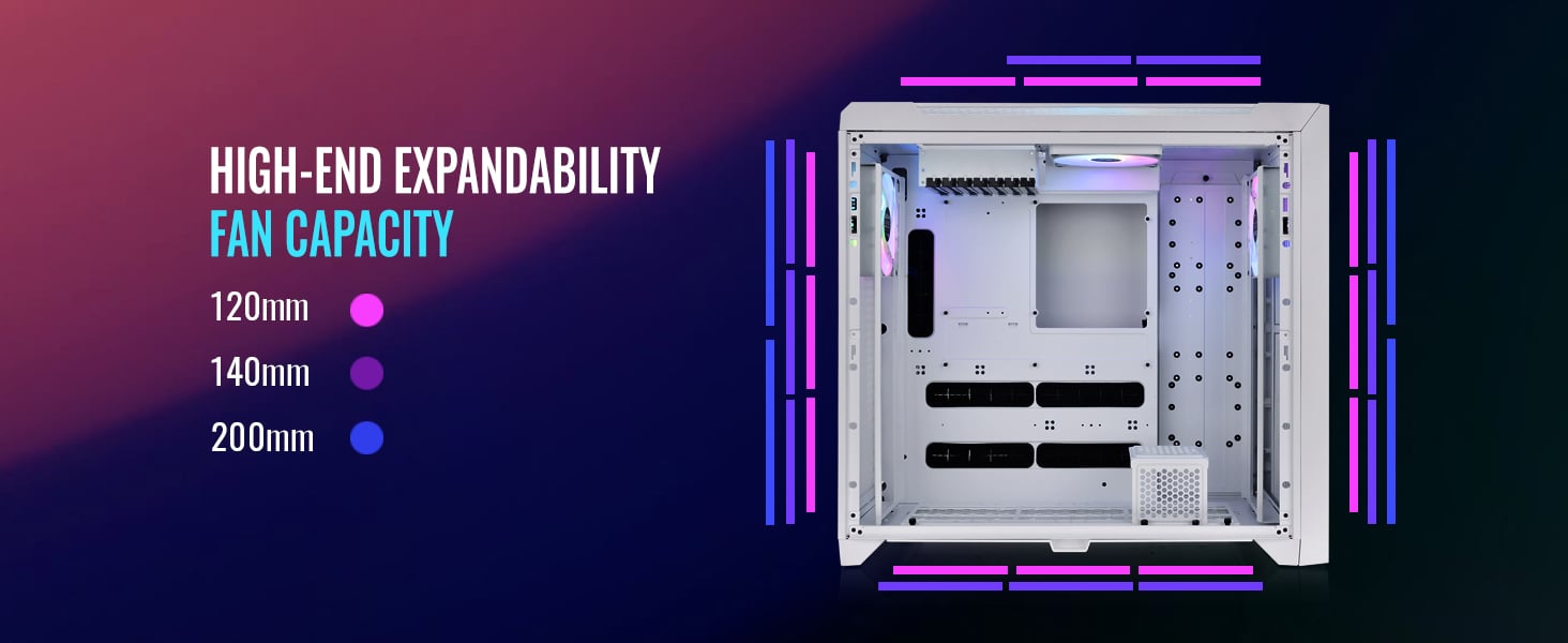 Thermaltake CTE C750 TG ARGB Snow Case