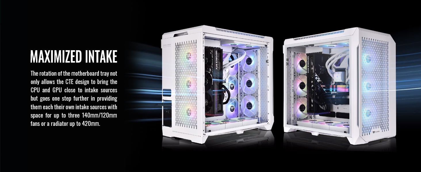 Thermaltake CTE C750 TG ARGB Snow Case