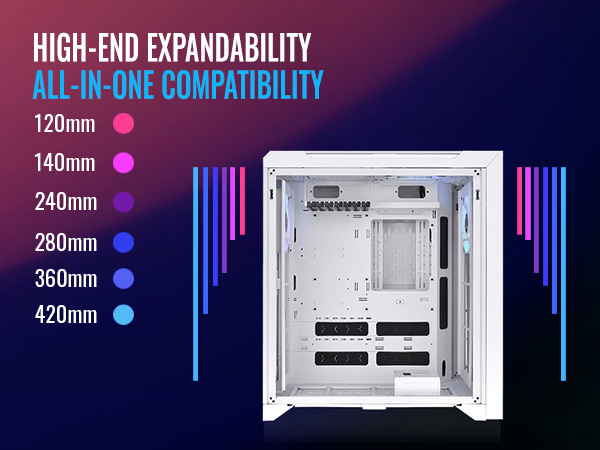 Thermaltake CTE C700 TG ARGB Snow Mid Tower Case