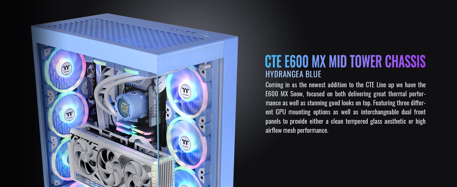 Thermaltake CTE E600 MX Mid Tower E-ATX Case