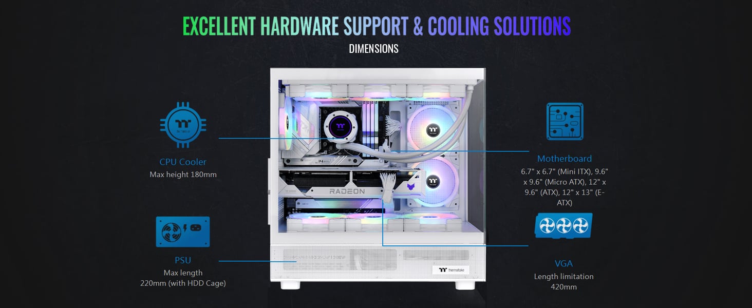 Thermaltake View 270 TG ARGB E-ATX Case