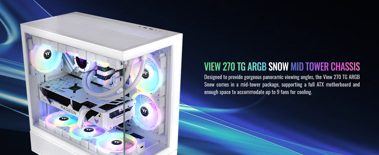 Thermaltake View 270 TG ARGB E-ATX Case