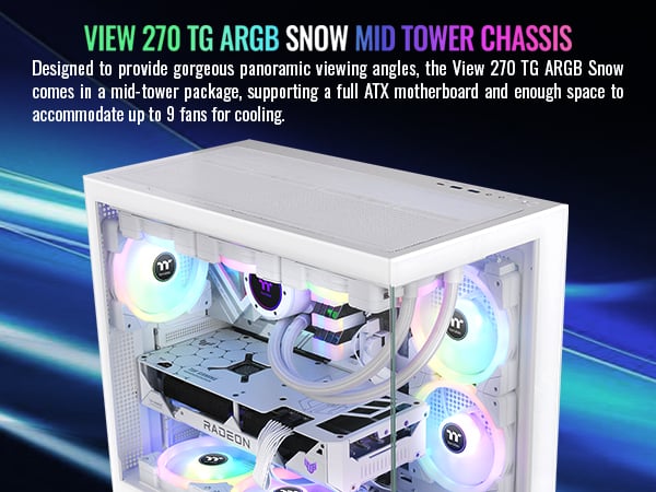 Thermaltake View 270 TG ARGB E-ATX Case