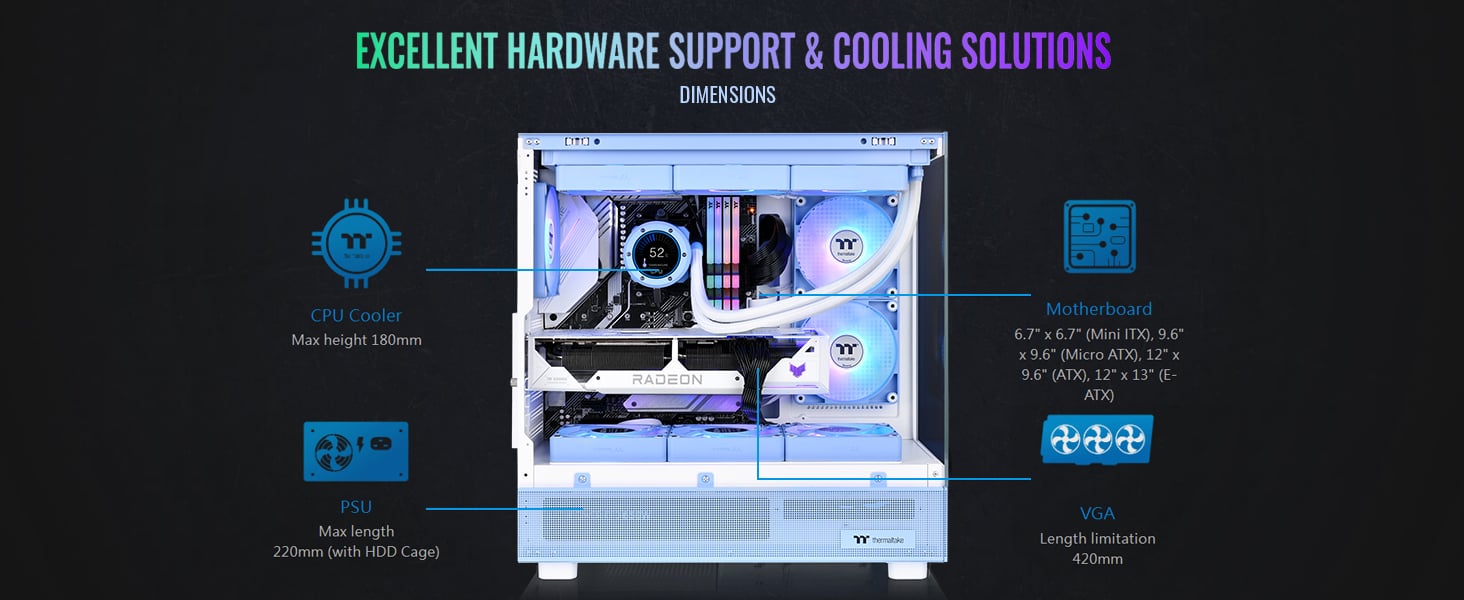 Thermaltake View 270 TG ARGB E-ATX Case