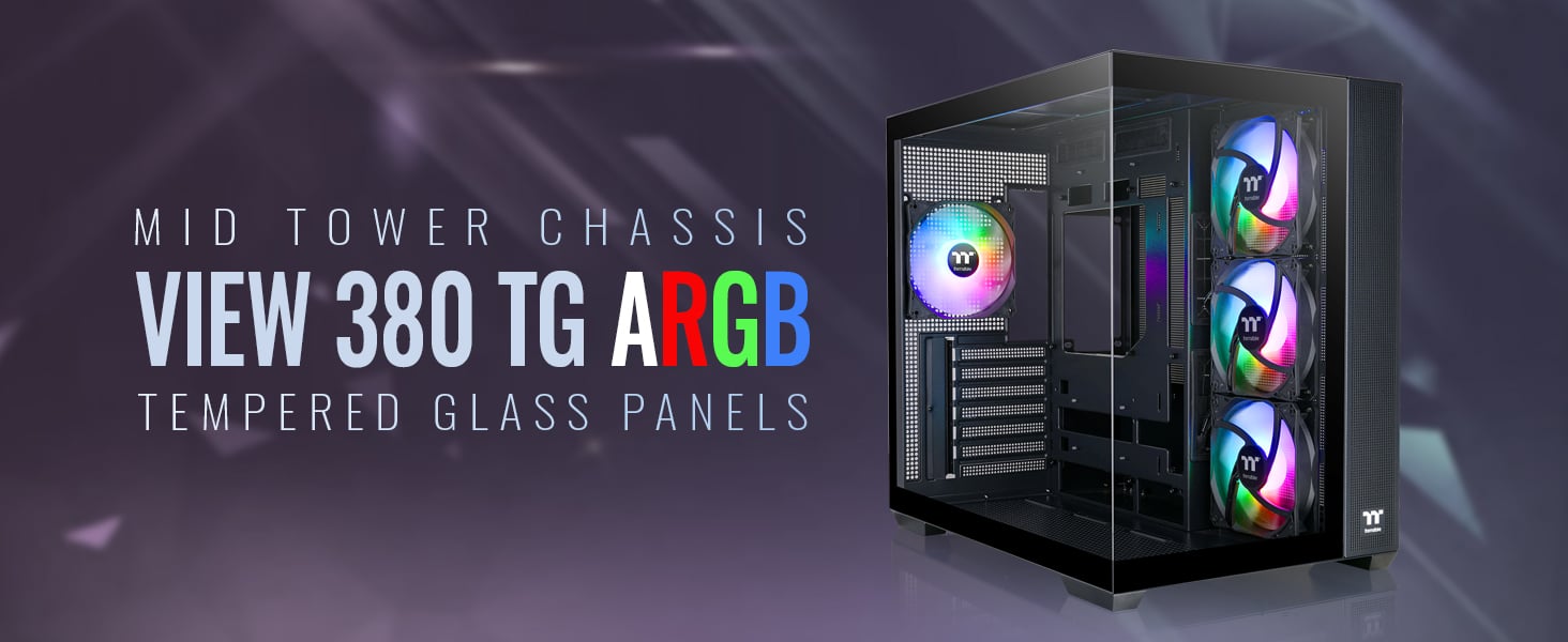 Thermaltake View 380 TG ARGB ATX Case