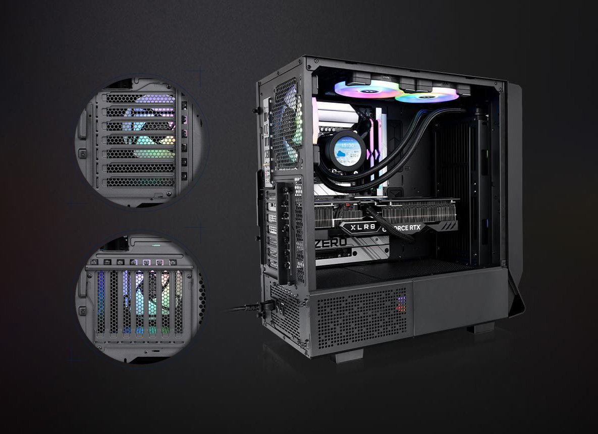 Thermaltake Ceres 350 MX Black Mid Tower ATX Case